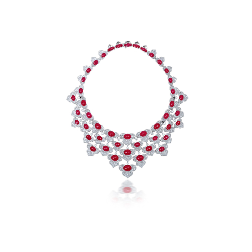 Ruby and Diamond Necklace 